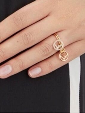 FENDI double charm ring